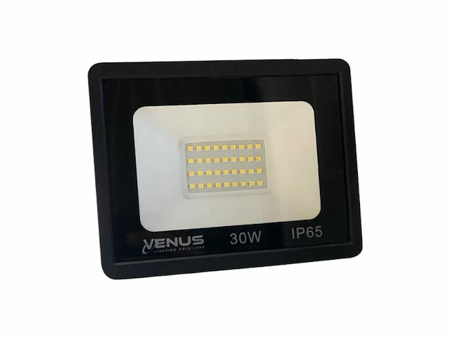 10 x led schijnwerper 30w – 6500k koud wit – ip65 – aslan-30 - afbeelding 1 van  4