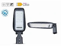 10 x led straatlamp 30w – 6400k koud wit - grijs – ip65 – florida-30