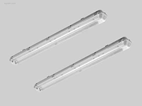10 x led tl armatuur 120 cm inclusief buizen - afbeelding 4 van  8