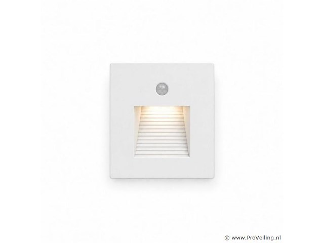 10 x led trapverlichting 1w – 4200k neutraal wit - wit – pir sensor – ip20 – diamond - afbeelding 2 van  5