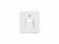 10 x led trapverlichting 1w – 4200k neutraal wit - wit – pir sensor – ip20 – diamond - afbeelding 2 van  5