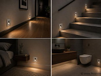 10 x led trapverlichting 3w – 4000k neutraal wit - matchroom – ip20 – zümrüt - afbeelding 3 van  5