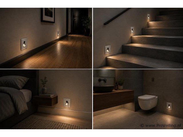 10 x led trapverlichting 3w – 4000k neutraal wit - matchroom – ip20 – zümrüt - afbeelding 3 van  5