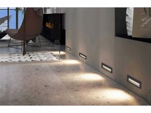 10 x led trapverlichting – 6w – 3000k warm wit – ip65 – rechthoekig – ly05 - afbeelding 5 van  5