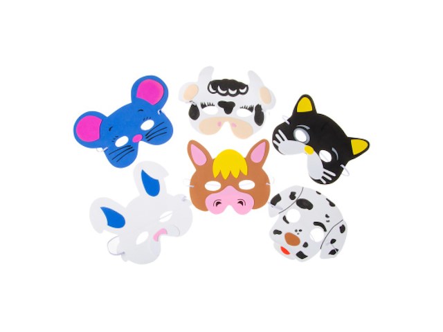 10 x masker boerderijdieren - afbeelding 3 van  3