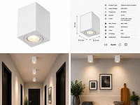 10 x opbouw spot armatuur – gu10 – wit – ip20 – frezya-s - afbeelding 5 van  5