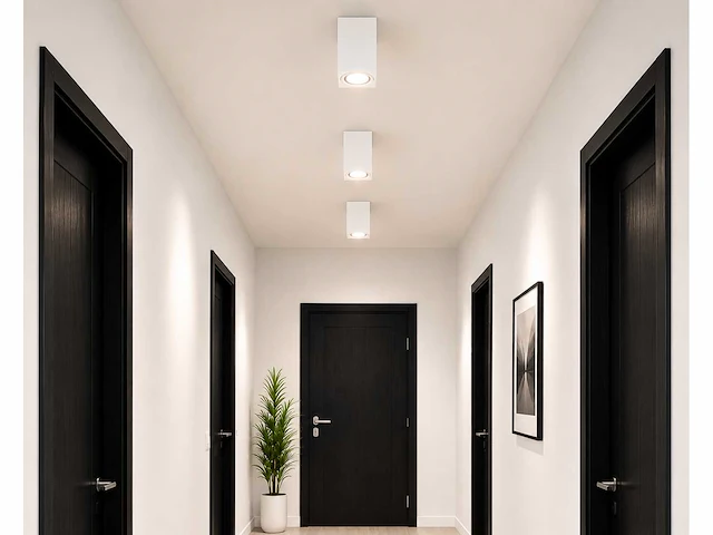 10 x opbouw spot armatuur – gu10 – wit – ip20 – frezya-s - afbeelding 3 van  5