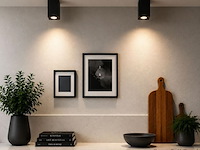 10 x opbouw spot armatuur – gu10 – zwart – ip20 – frezya-s - afbeelding 3 van  5