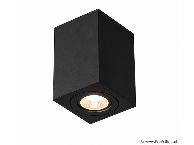 10 x opbouw spot armatuur – gu10 – zwart – ip20 – frezya-s - afbeelding 2 van  5