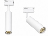 10 x rail spot armatuur – gu10 – wit – ip20 – londra-g - afbeelding 2 van  5