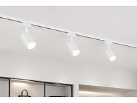10 x railverlichting track – 1 fase – 1 meter – wit - lighting track - afbeelding 3 van  5