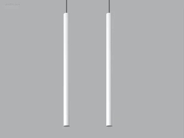 10 x solo tube slim design hanglamp wit - afbeelding 6 van  9