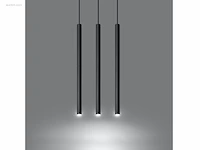 10 x solo tube slim design hanglamp zwart - afbeelding 11 van  11