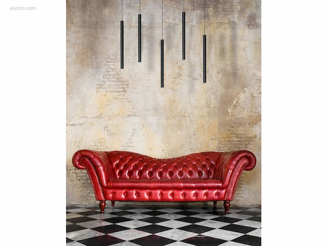 10 x solo tube slim design hanglamp zwart - afbeelding 3 van  9