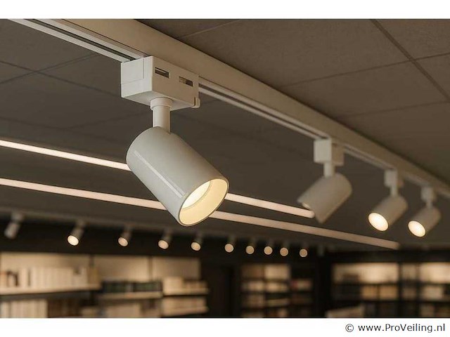 10 x spot op orientable gu10 – wit – eenfase – ø58x80x114 mm – ip20 - afbeelding 1 van  3