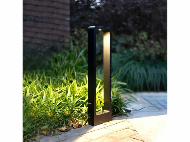 10 x tuinlamp – 60 cm – 7w led – 3000k warm wit – ip54 – zwart – sla-01 - afbeelding 8 van  15