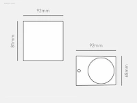10 x wallight rvs 1.0 buitenarmatuur - afbeelding 6 van  8