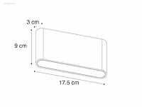 10 x weldon design wand armatuur zwart - afbeelding 5 van  7