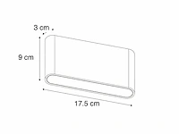 10 x weldon led wand armaturen wit - afbeelding 2 van  6