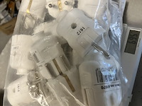 10 x witte stekkers met ra - afbeelding 5 van  5