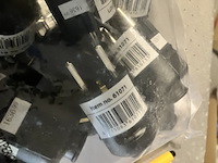 10 x zwarte stekkers met ra - afbeelding 2 van  5