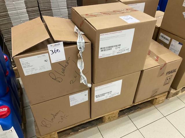 100% blauwe bessenpoeder 10kg (5x) - afbeelding 2 van  2