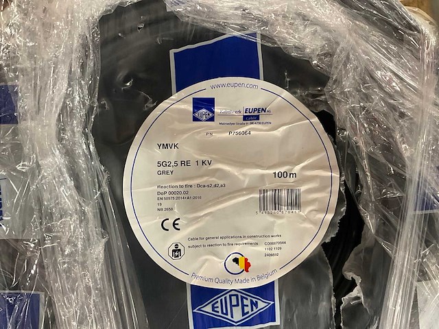 100 m eupen 5g2.5 re 1kv installatiekabel (9x) - afbeelding 2 van  2
