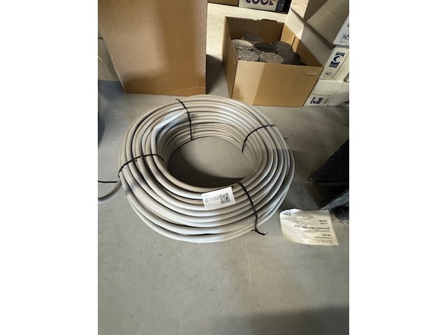 100 meter kabel 5-aderig, yk-032, grijs - afbeelding 1 van  2