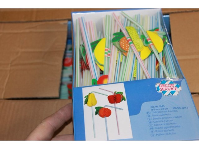 100 plastick rietjes in ds k - afbeelding 5 van  5