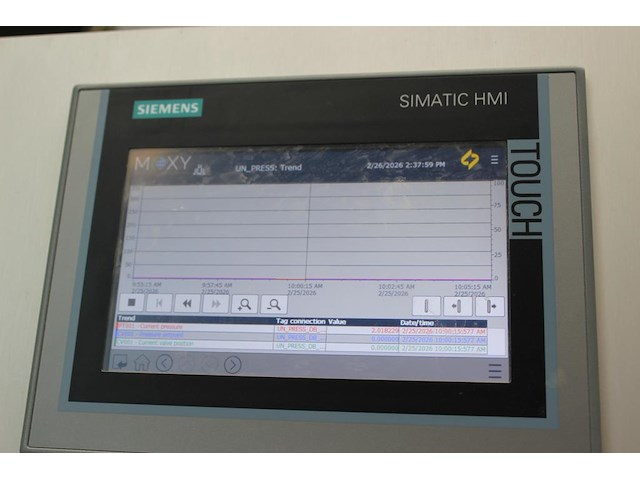 100 tons pers met persoppervlakte 900 x 3000 mm met rexroth hyag31/2000 hydraulische persunit - afbeelding 11 van  16