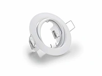 100 x downlight fitting – draaibaar – gu10 – wit – ip20 - afbeelding 2 van  5
