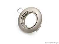 100 x downlight fitting – draaibaar – gu10 – zilver – ip20 - afbeelding 2 van  5