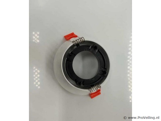 100 x downlight fitting – draaibaar – gu10 – zwart/wit – ip20 - afbeelding 4 van  5
