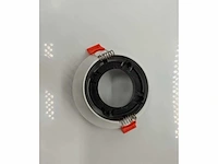 100 x downlight fitting – draaibaar – gu10 – zwart/wit – ip20 - afbeelding 4 van  5