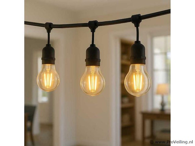 100 x filament led ball lamp 4w – 4200k neutraal wit – e27 - helder glas - afbeelding 1 van  5