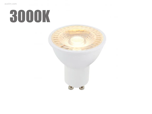 100 x gt gu10 ledlampen met lens 3000k - afbeelding 1 van  9