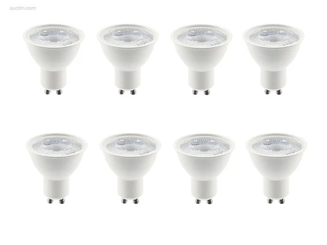 100 x gt ledlampen met lens gu10, 3000k - afbeelding 9 van  9