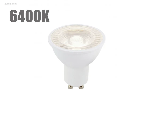 100 x gu10 ledlampen met lens 6400k - afbeelding 1 van  7