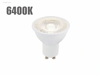 100 x gu10 ledlampen met lens 6400k