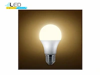 100 x led lamp opaal wit 8.5 watt a60 - afbeelding 8 van  9