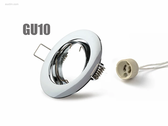 100 x solo chrome line plafond inbouwspots,... - afbeelding 1 van  5