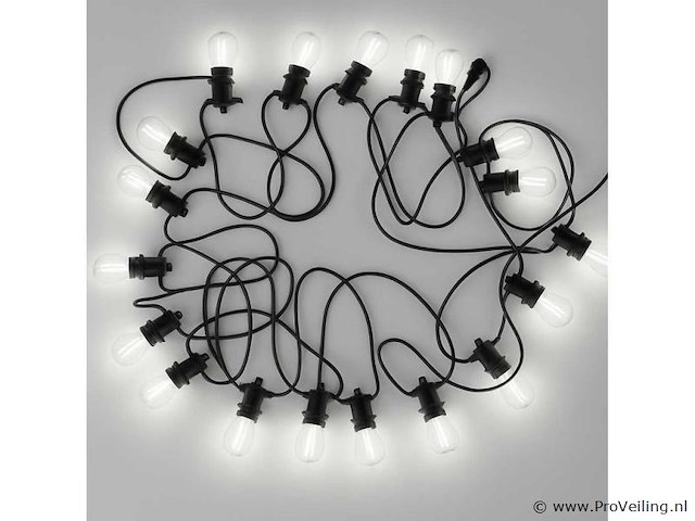 100 x st45 filament shockproof led lamp – 6000k koud wit – e27 – wit - afbeelding 4 van  5