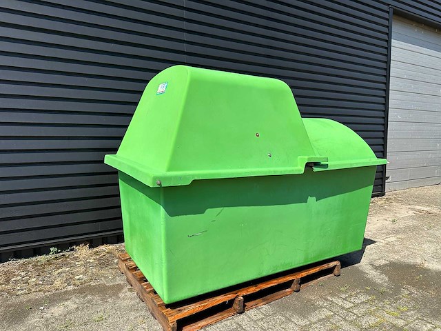 1000 liter dieseltank – kunststof behuizing met stalen binnentank - afbeelding 1 van  5