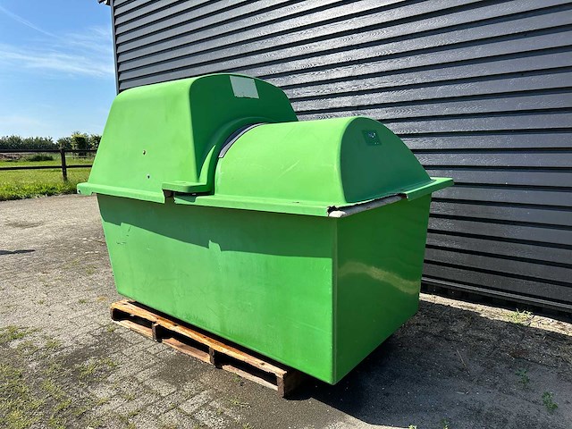 1000 liter dieseltank – kunststof behuizing met stalen binnentank - afbeelding 3 van  5