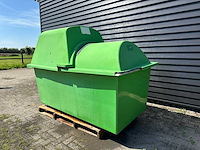 1000 liter dieseltank – kunststof behuizing met stalen binnentank - afbeelding 3 van  5