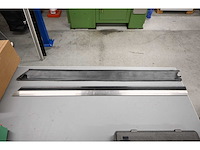1000 mm din874 / 00 inox roestvrij haarlineaal - afbeelding 1 van  3