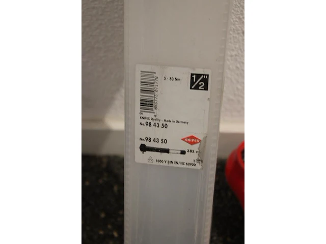1000 volt geïsoleerde momentsleutel knipex 984350 in kunststoffen hoes. - afbeelding 2 van  3