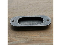 (1000x) gietijzeren komgreep - rond 12 cm - afbeelding 1 van  1