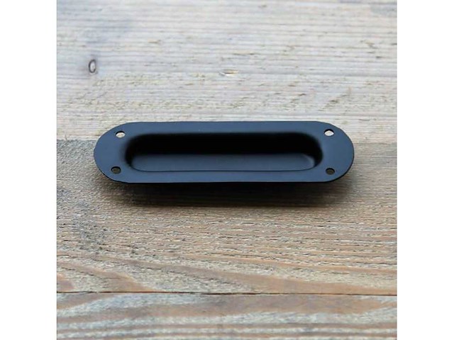 (1000x) komgreep - rond staal - 12 cm - afbeelding 1 van  1