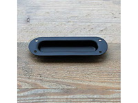 (1000x) komgreep - rond staal - 12 cm - afbeelding 1 van  1